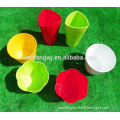 Colorful Plastic Flower Pots For Garden Decoration
